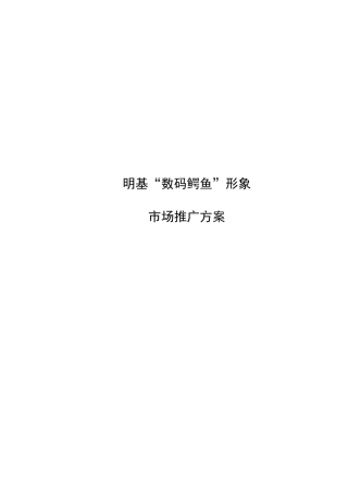 benQ营销策划案