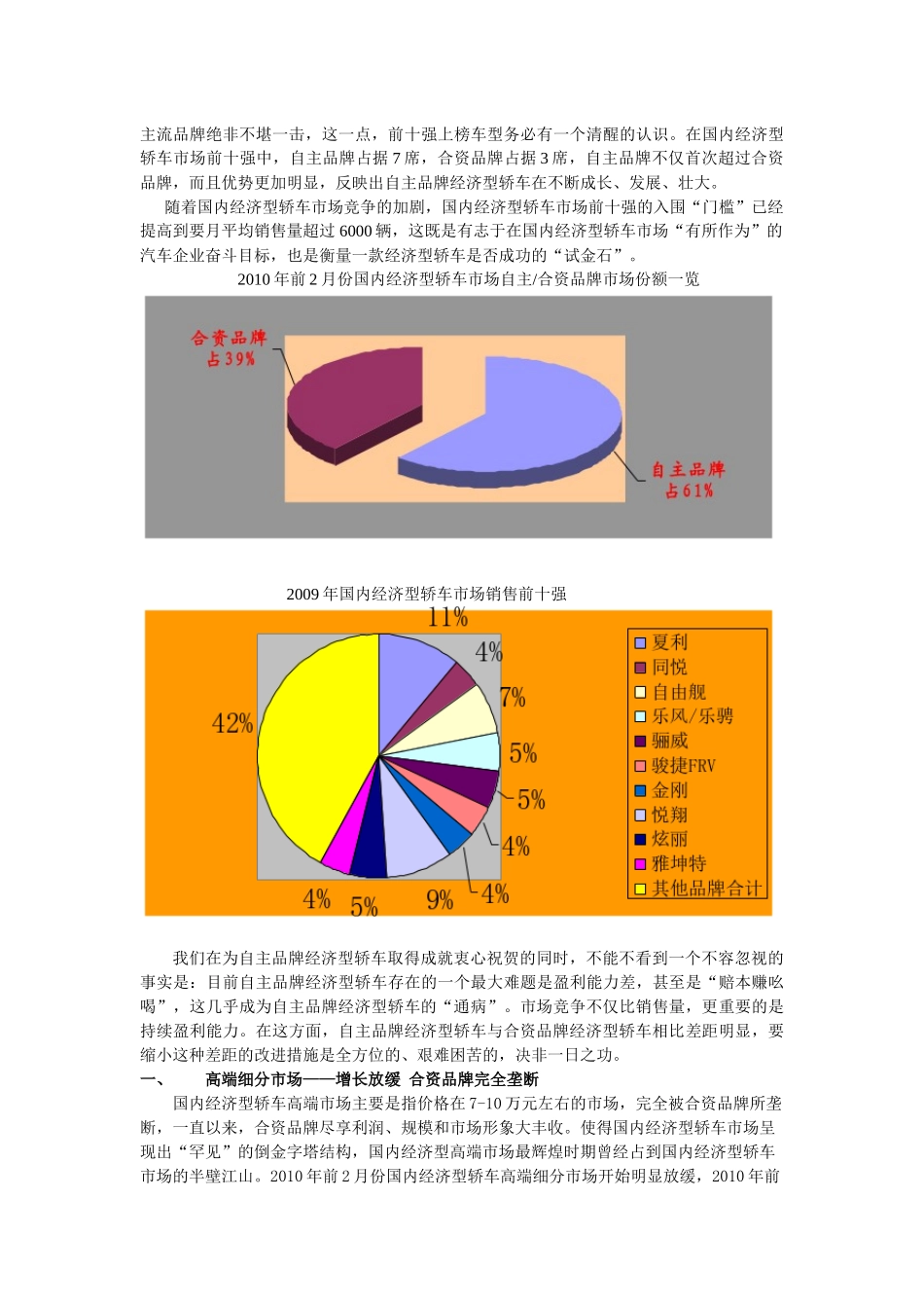 国内二月份经济型轿车市场分析_第3页