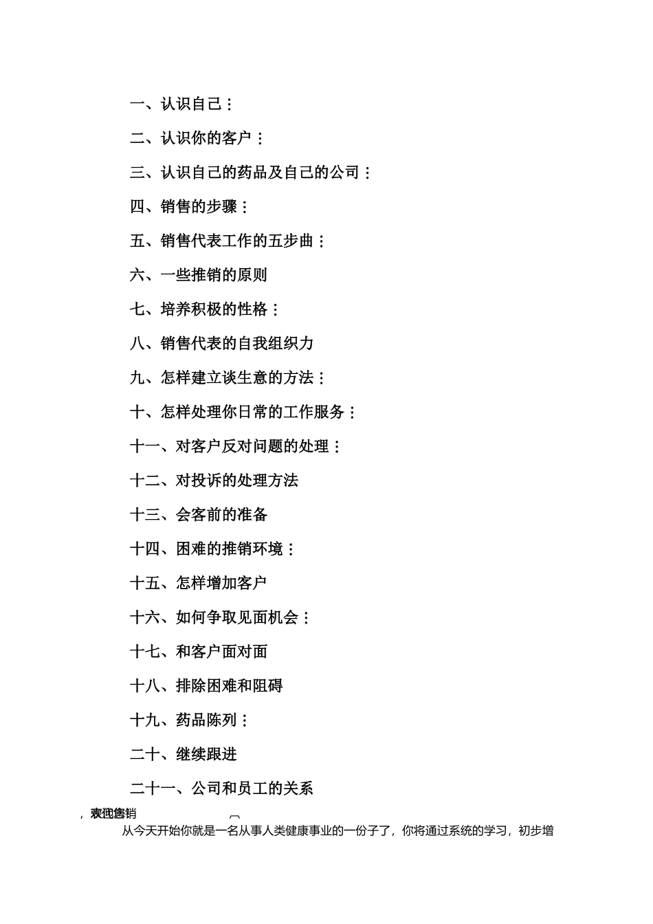 医药销售代表培训手册_第2页