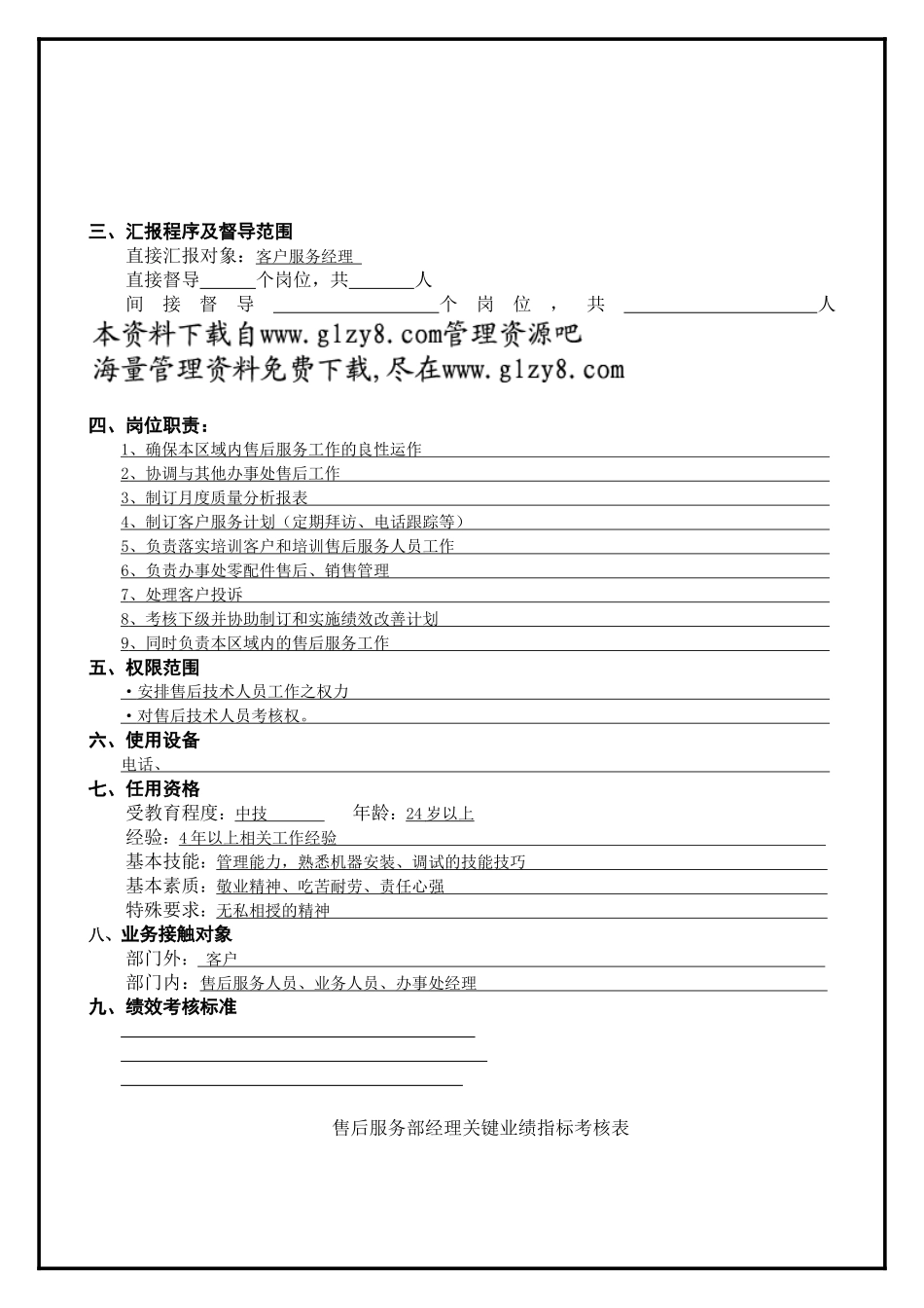 售后服务经理_第2页