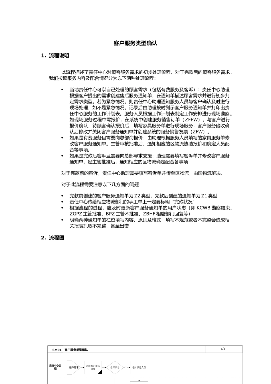 上海震旦家具有限公司SAP实施专案-售后服务（SM）之客户服务类型确认_第1页