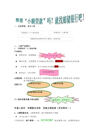 中国某银行北京分行信贷业务简介中国某银行