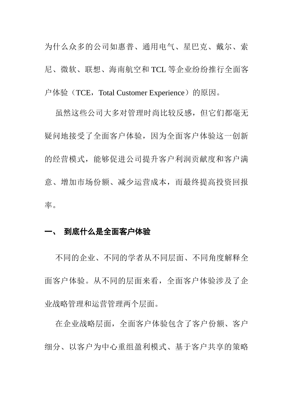 全面客户体验——持续盈利的卓越之道_第2页