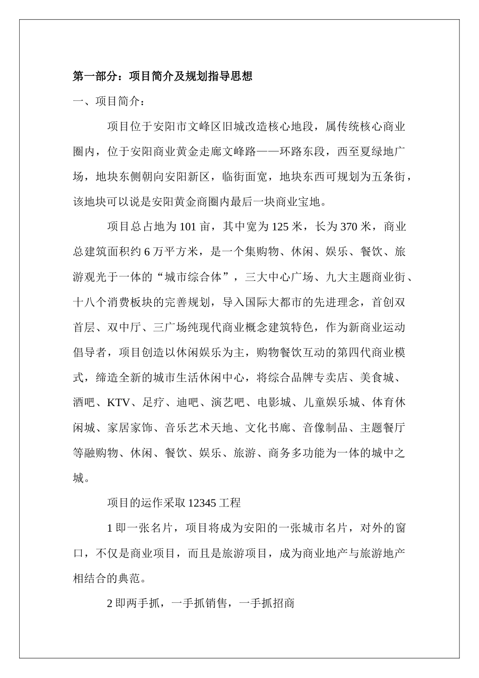 安阳市商业营销策划方案_第3页