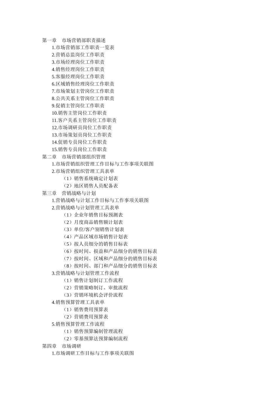 市场营销管理职位管理描述_第2页