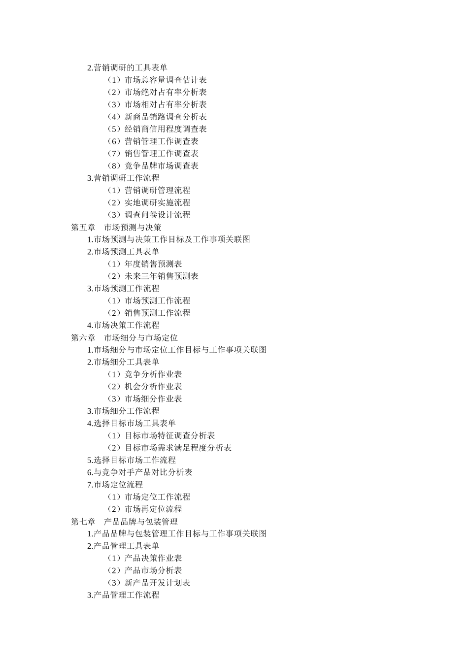 市场营销管理职位管理描述_第3页