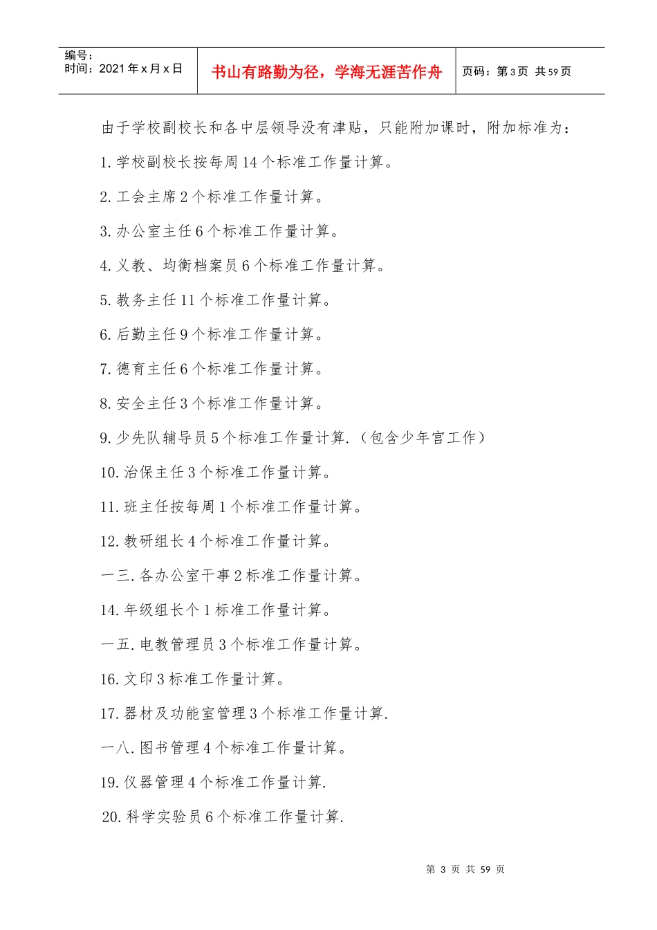 教职工绩效工资考核分配实施办法_第3页