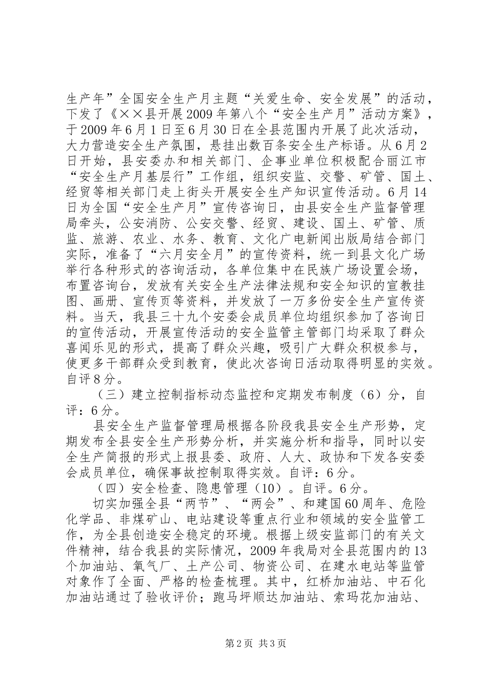 责任状考评自查报告 _第2页