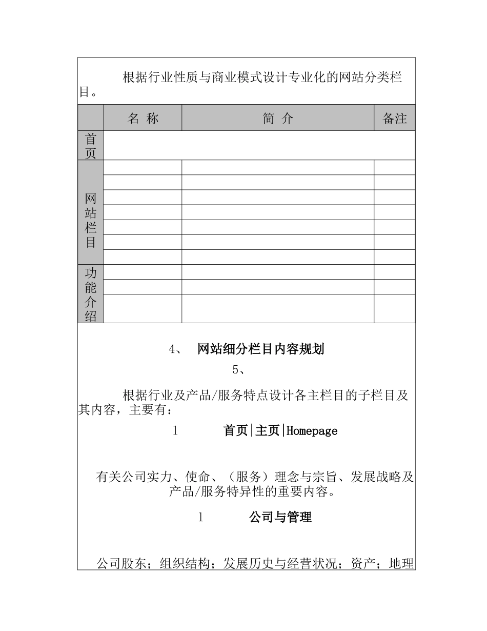 BTII互联网—网站营销策划服务的内容与提纲（5）_第2页