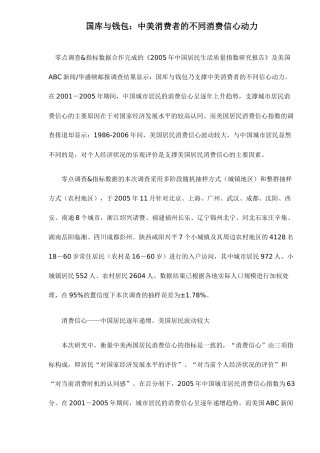 国库与钱包中美消费者的不同消费信心动力4(1)