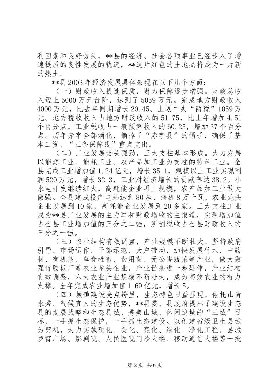 年终综合督查情况的报告 _第2页