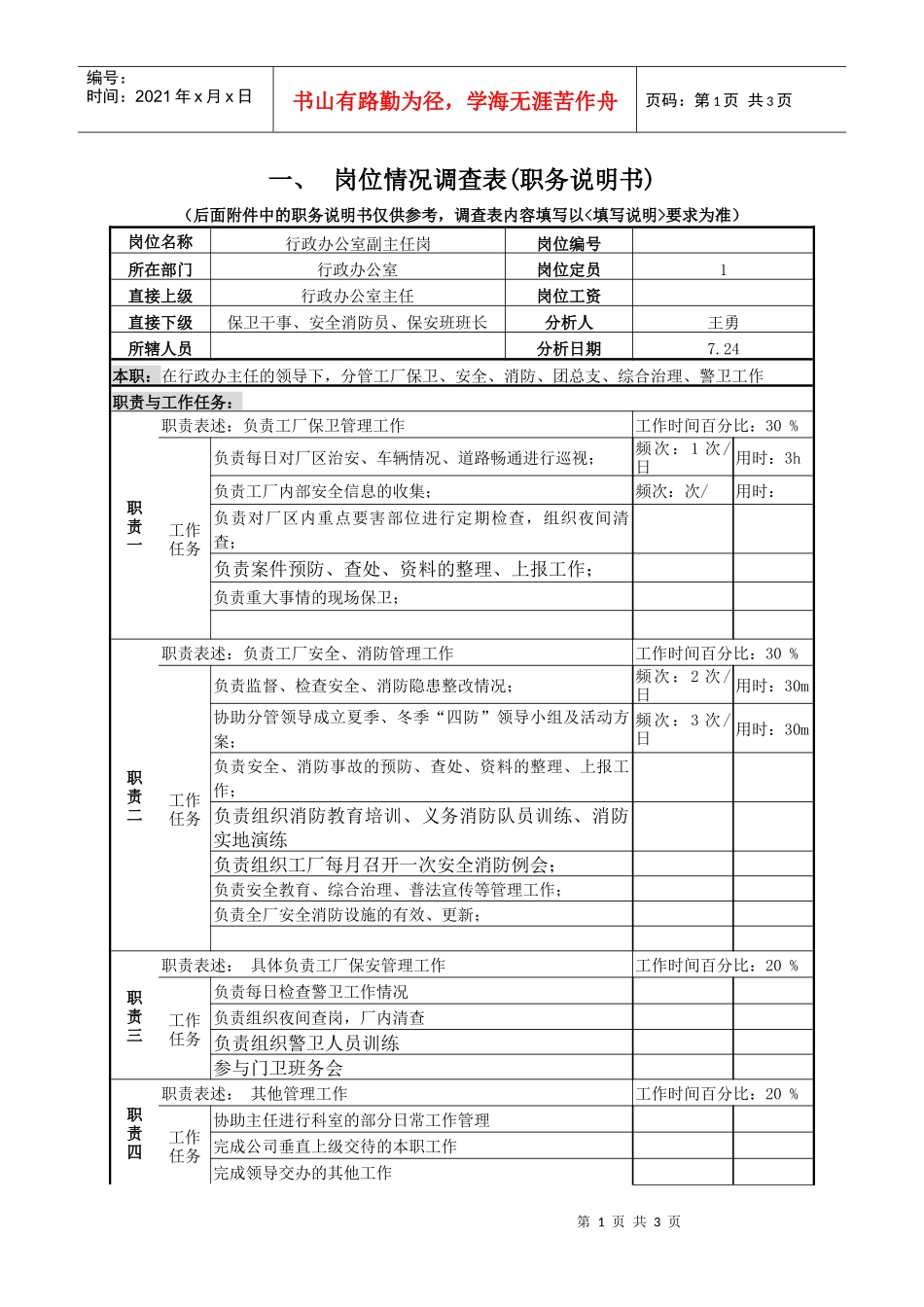 行政办公室副主任岗(1)_第1页