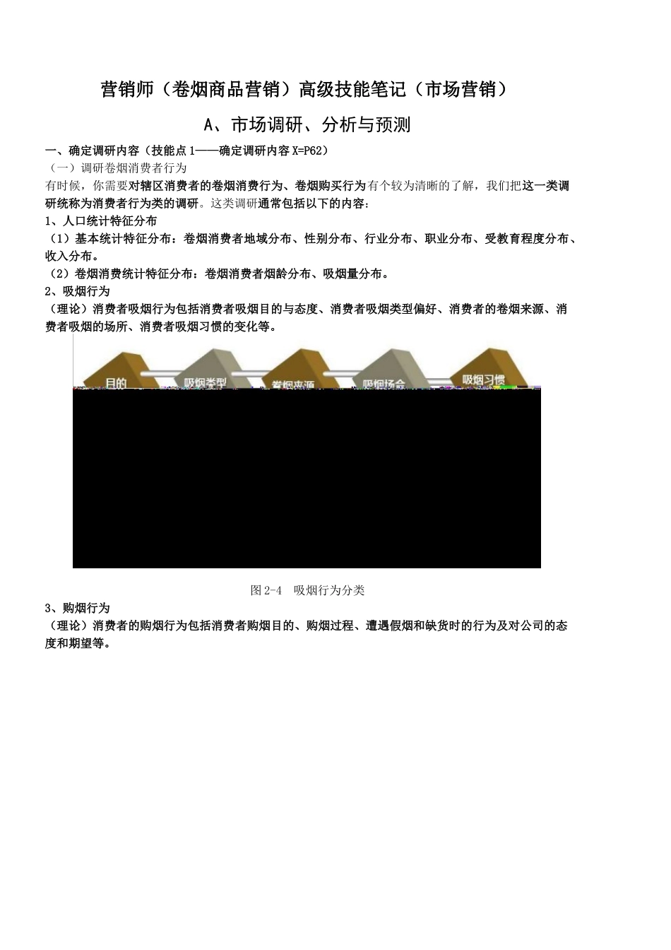 XXXX年高级技能笔记(市场营销)_第1页