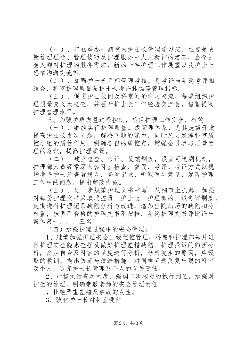 个人护理工作计划个人工作计划_第2页