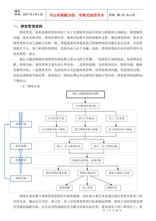绩效管理培训教材