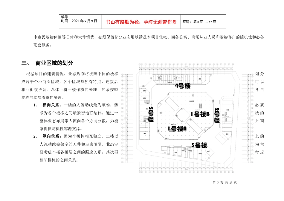 某广场商业业态布局规划建议_第3页