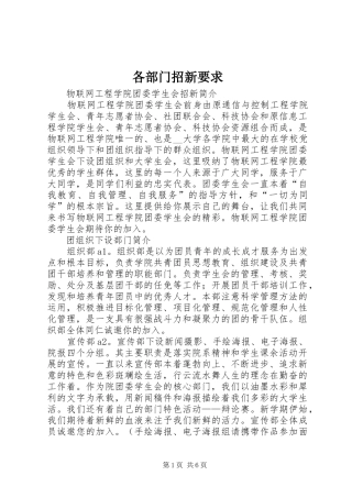 各部门招新要求  (2)