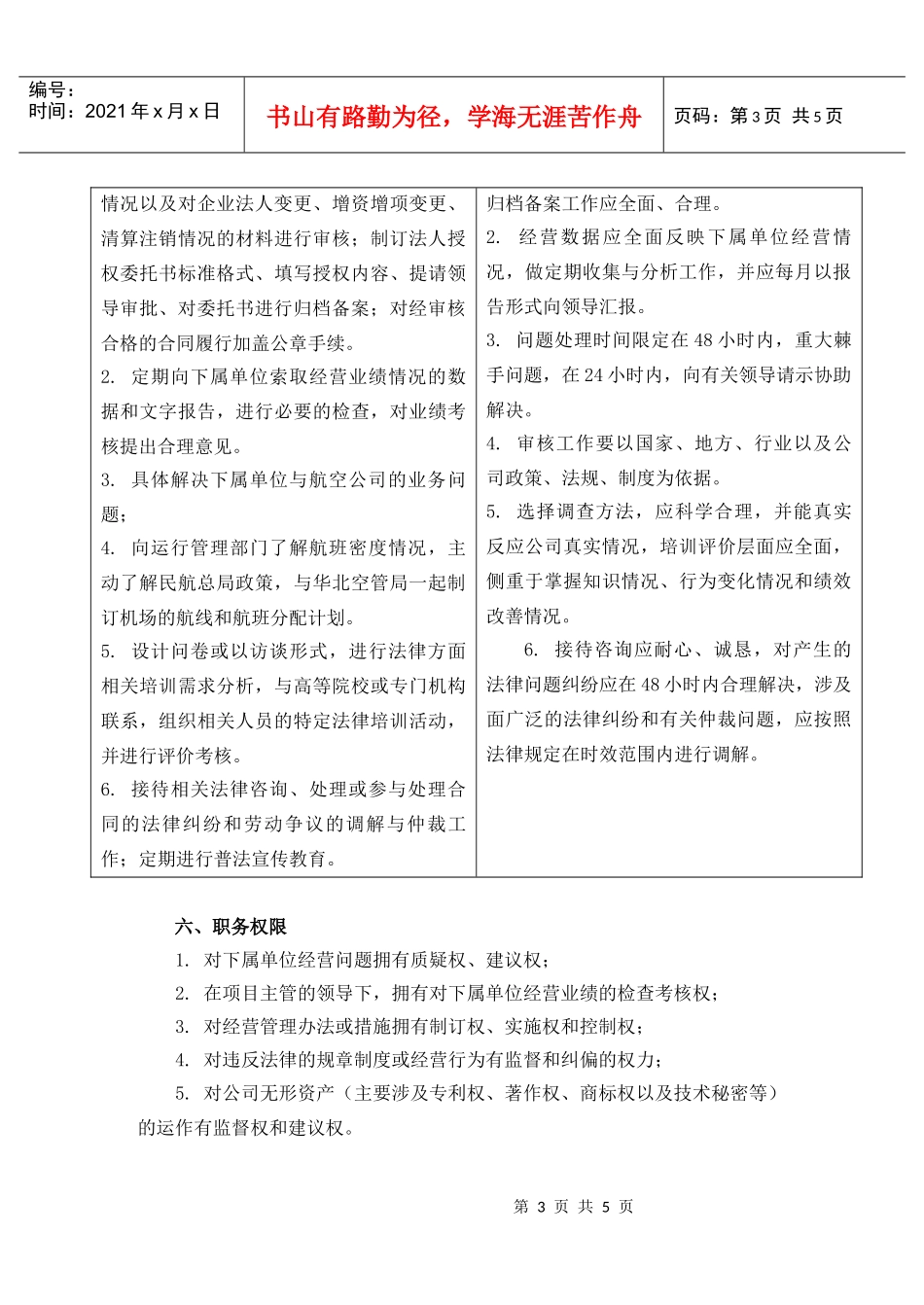 经营管理助理员工作描述_第3页