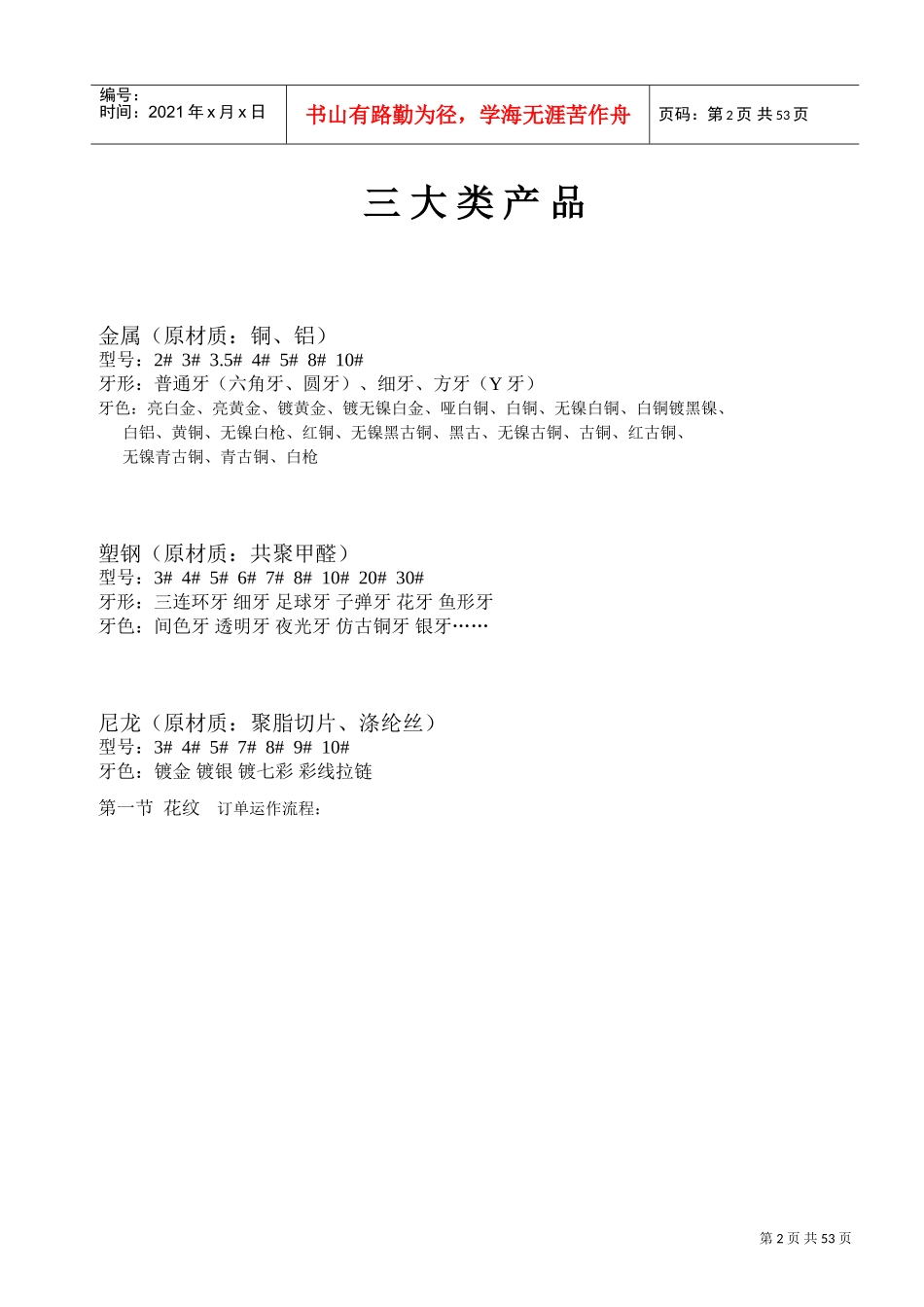 拉链基础知识培训课件_第2页