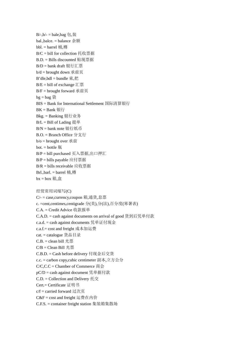 国际贸易常用英语词_第2页