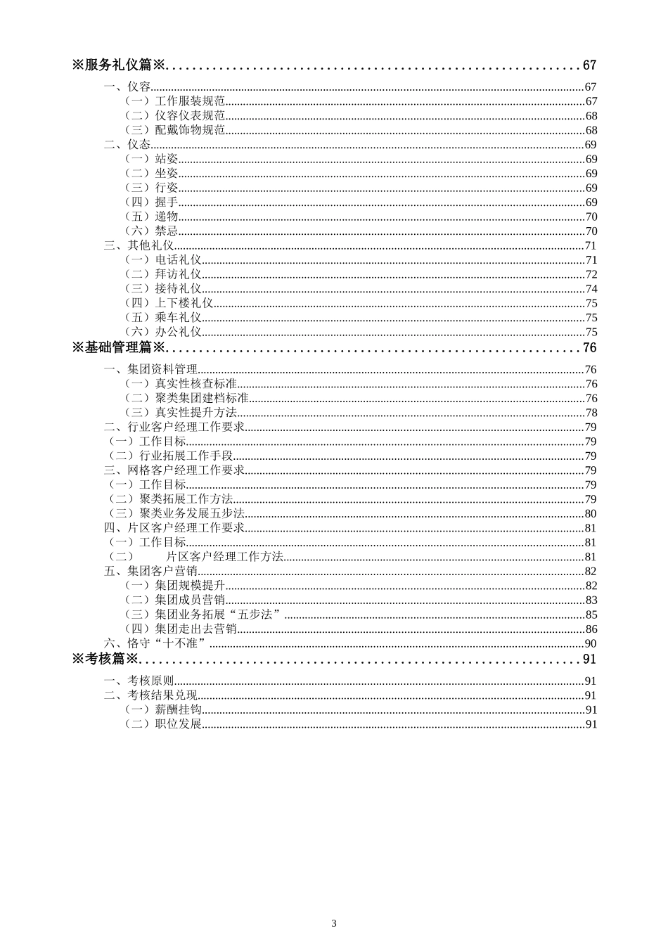 某集团客户经理工作手册_第3页