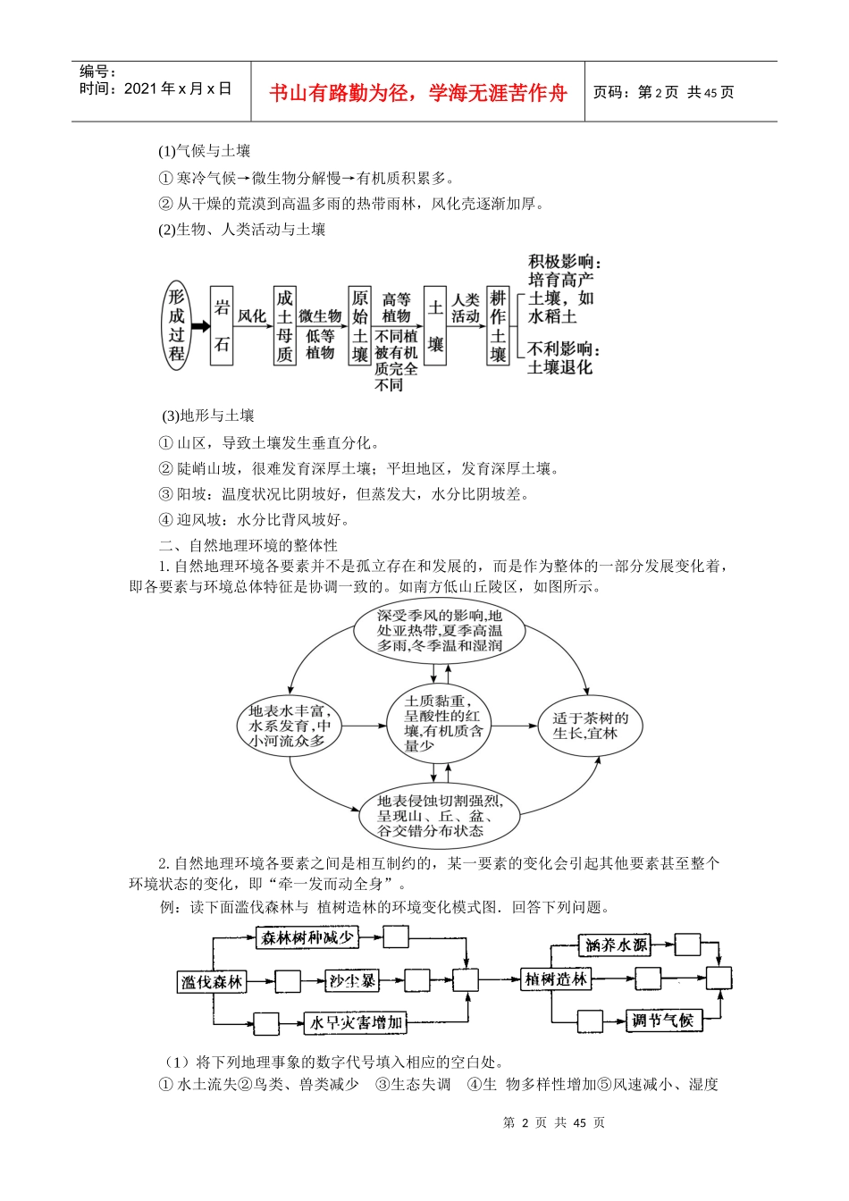 自然环境整体性导学案_第2页