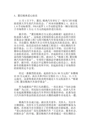 中国汽车成功营销案例分析