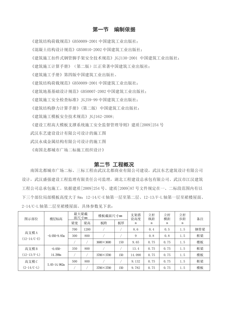 高大模板支撑专项施工方案培训资料_第2页