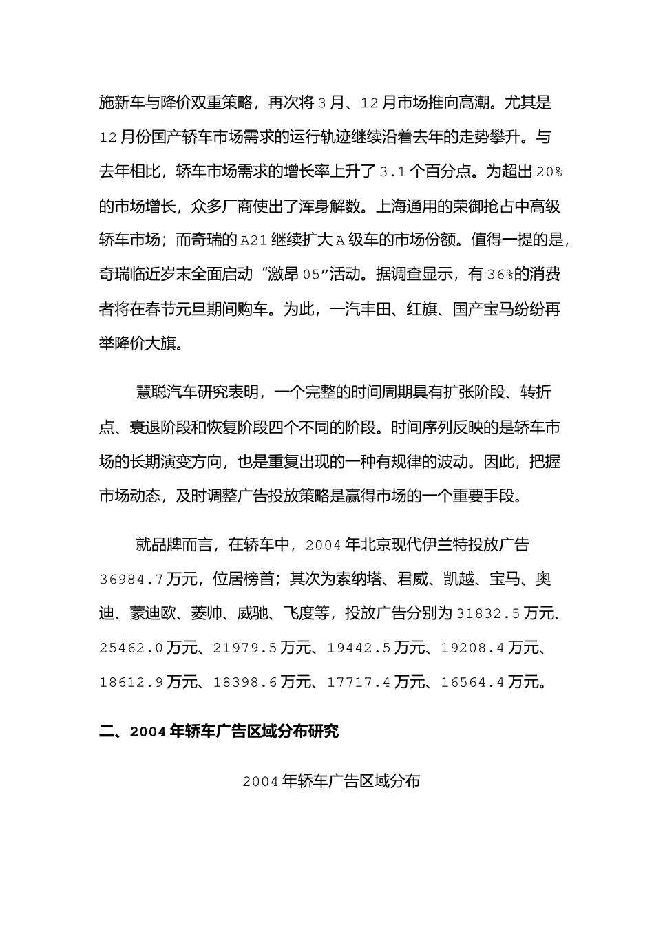 中国轿车广告投放研究分析_第2页