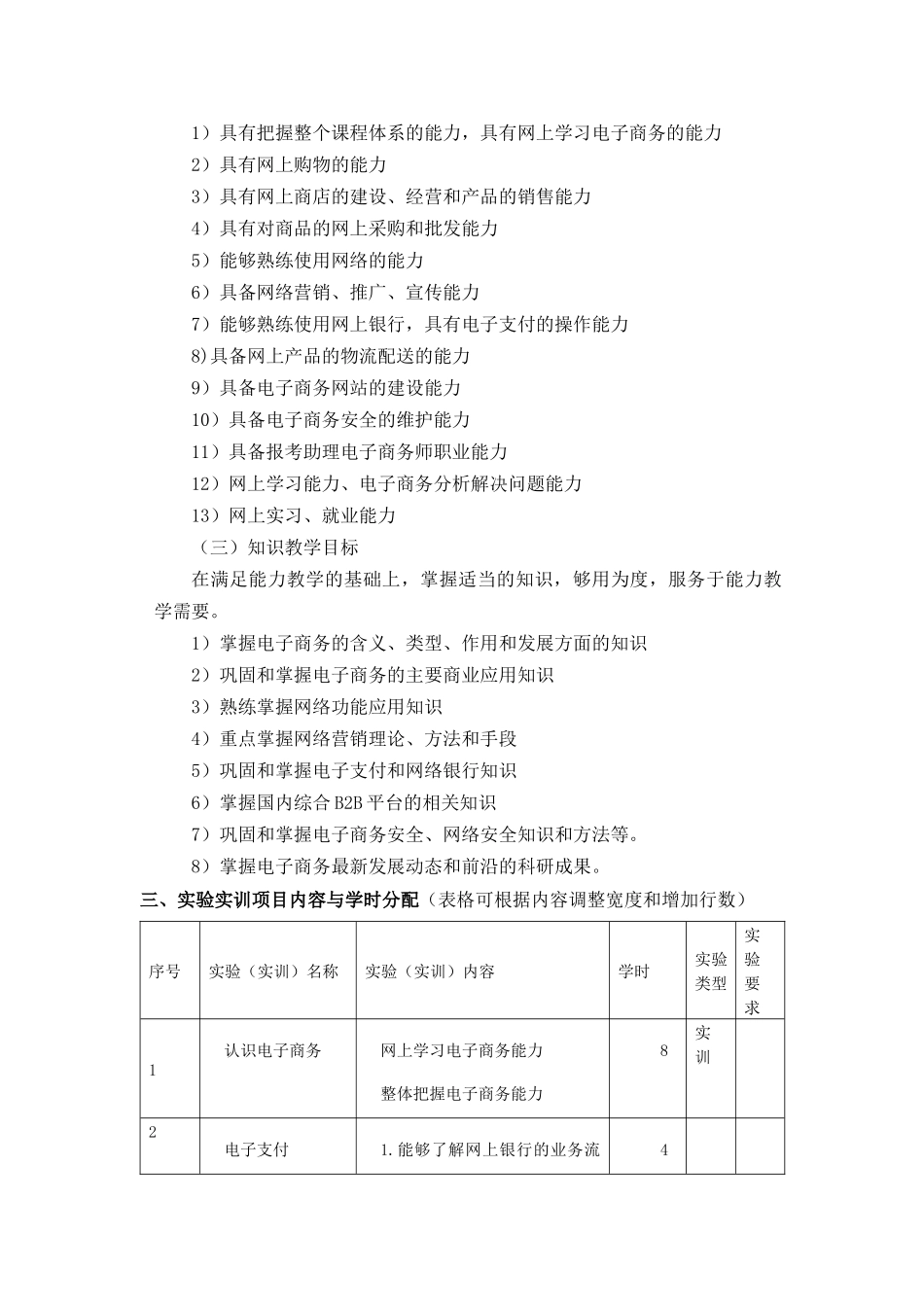 《网络贸易》课程实验实训指导书_第3页