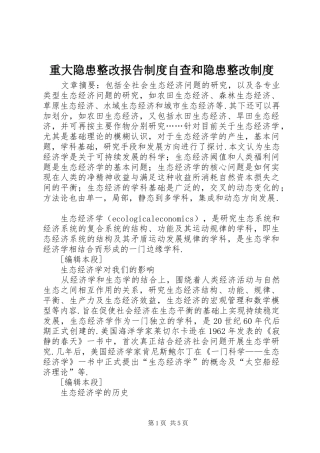 重大隐患整改报告规章制度自查和隐患整改规章制度