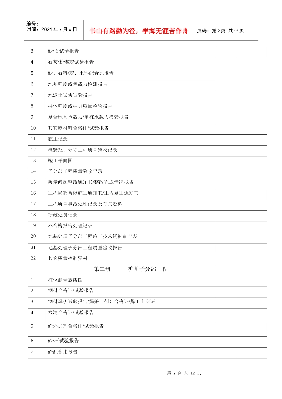 竣工资料整理目录_第2页
