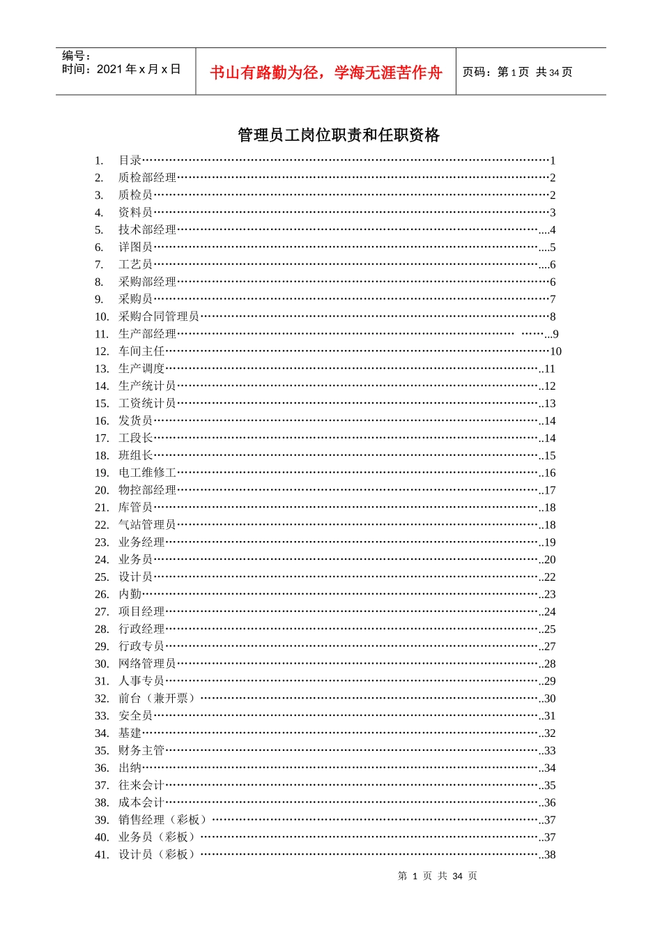 管理员工岗位职责XXXX02(1)_第1页