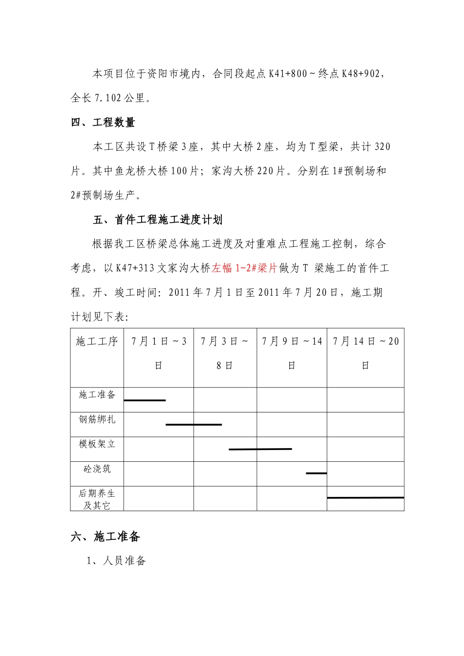 T梁首件预制施工方案_第3页