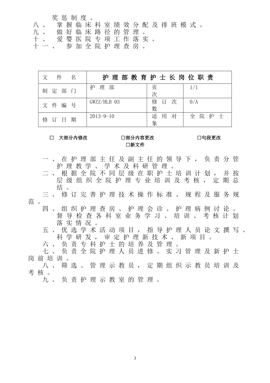 护士岗位职责(DOC121页)_第3页
