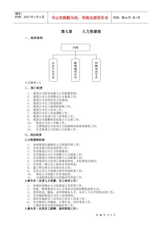 第07章 人力资源部