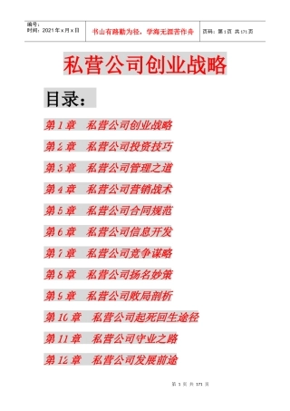 私营公司创业战略(189)(1)