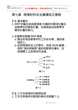 现场材料及生产绩效之管制（DOC 9）(1)