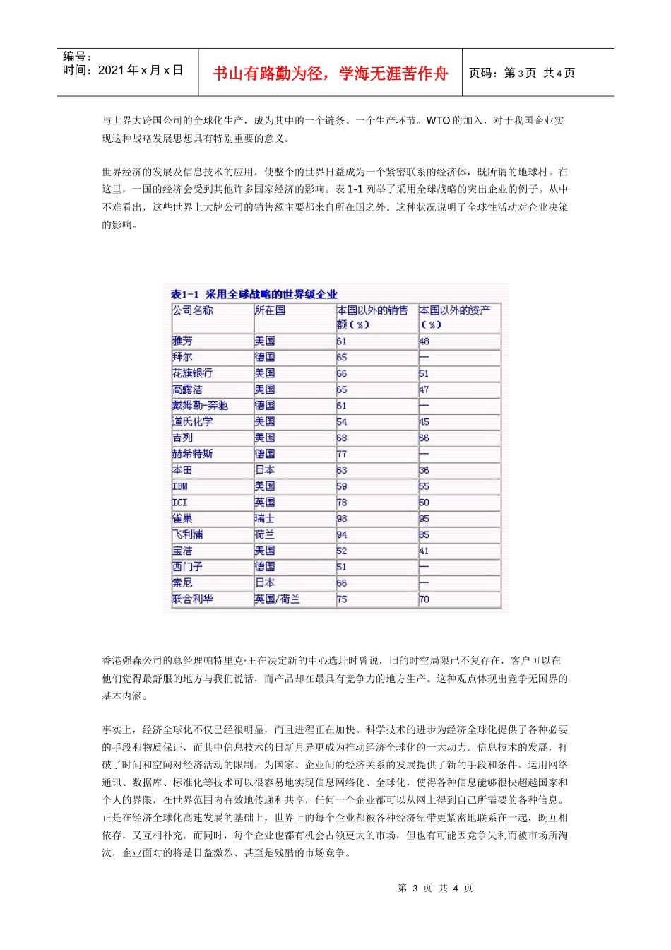 第一节 　21世纪企业面临的环境和挑战_第3页