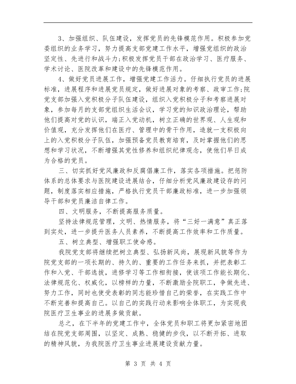 2024年医院党委书记年度工作总结范文_第3页