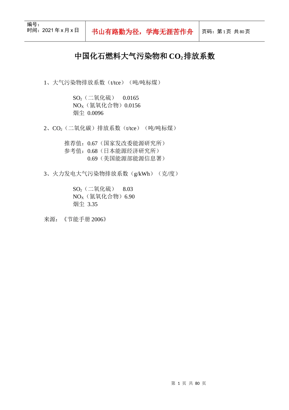 污染物排放系数(万能版_第1页