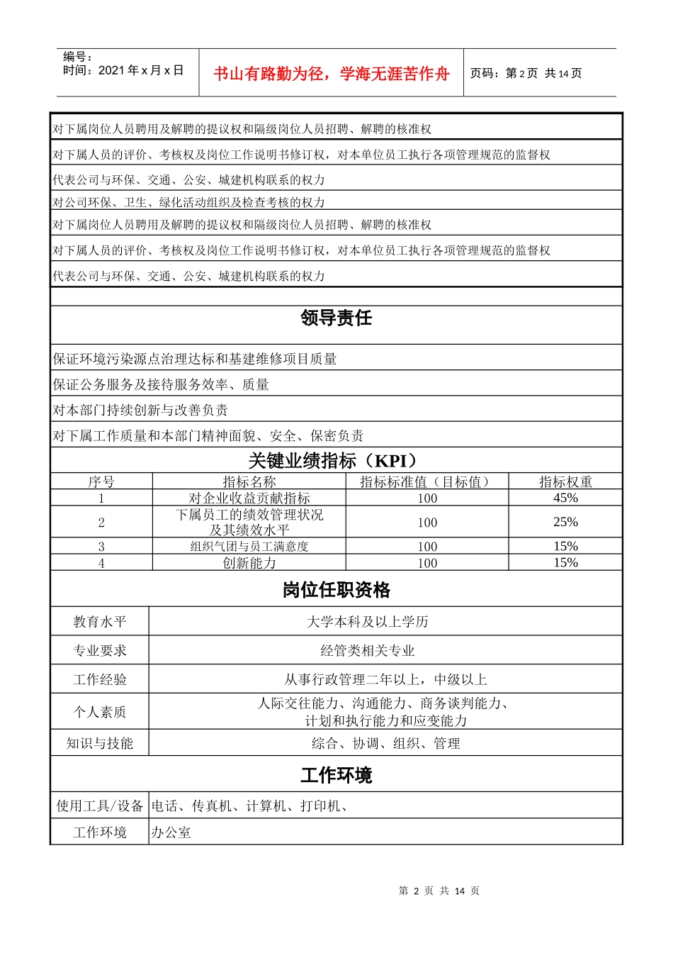 西安科技大学工作分析_第2页