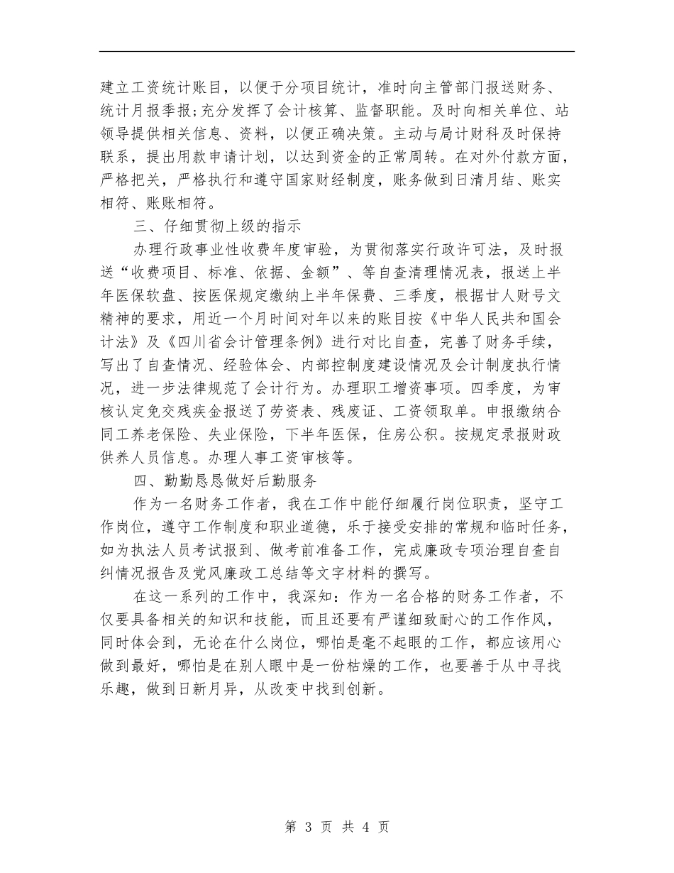会计师个人工作总结范本_第3页