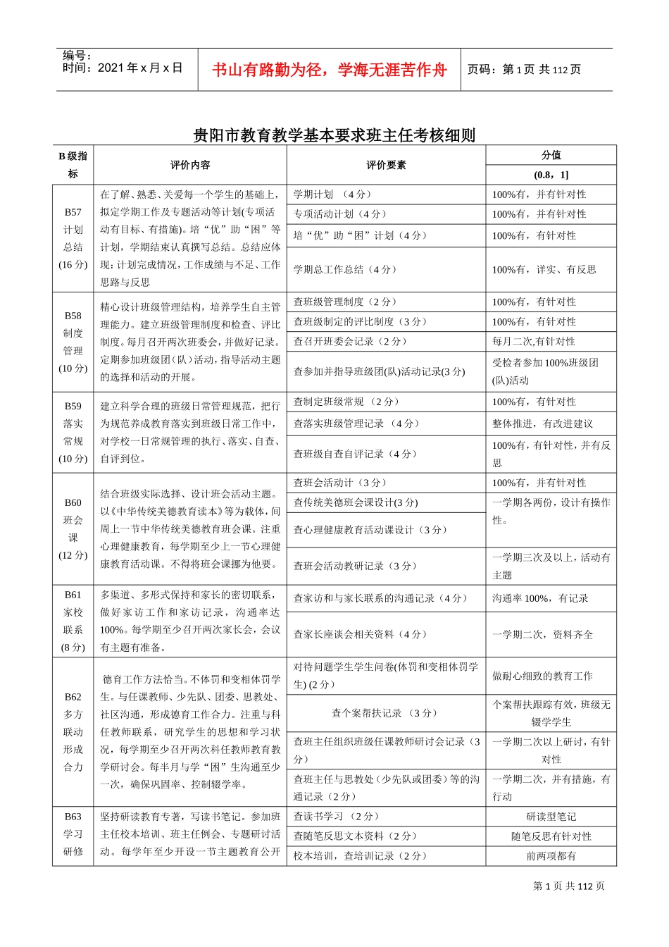 永靖中学2017-2018-1班主任工作手册试用(DOC84页)_第2页