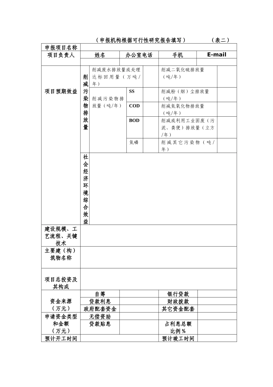 厦门市环境保护专项资金补助（贴息）项目申报表-厦门_第3页