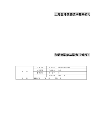 星期八网站市场部职能与职责