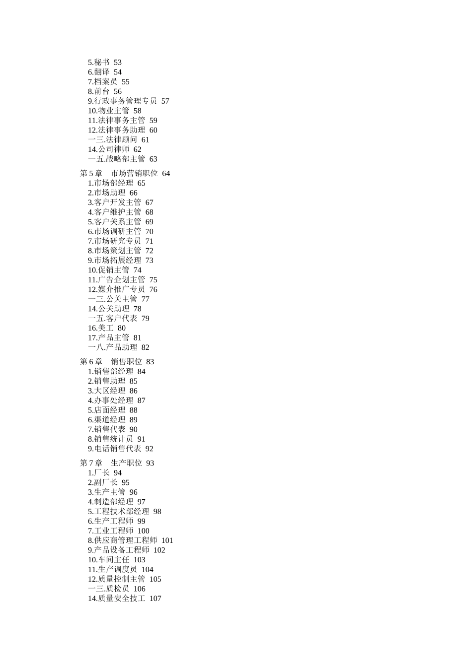 职务说明书与绩效考核范本概述_第2页