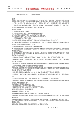 环球VCD和SEQ调整