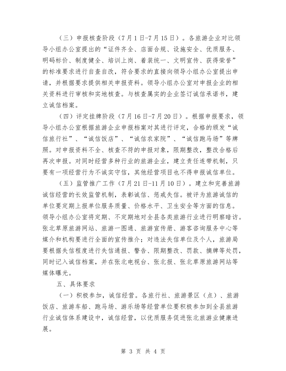 旅游业诚实制度监测方案_第3页