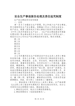 安全生产事故报告处理及责任追究规章制度  (2)